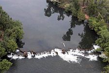Aerial view Mataranka Falls